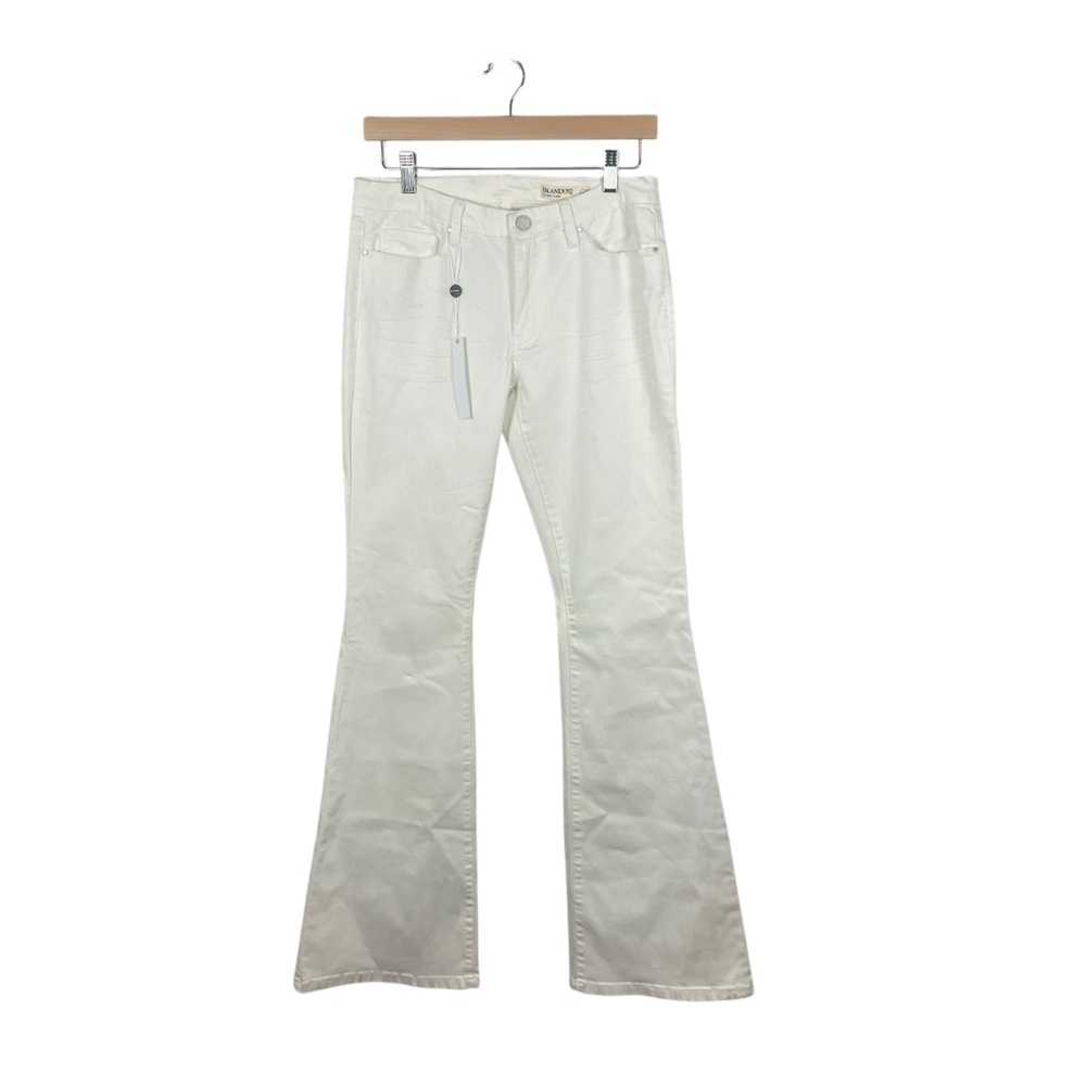NWT BlankNYC Women’s Cosmic Flare High Rise Jeans in White Size 29 - Picture 5 of 14